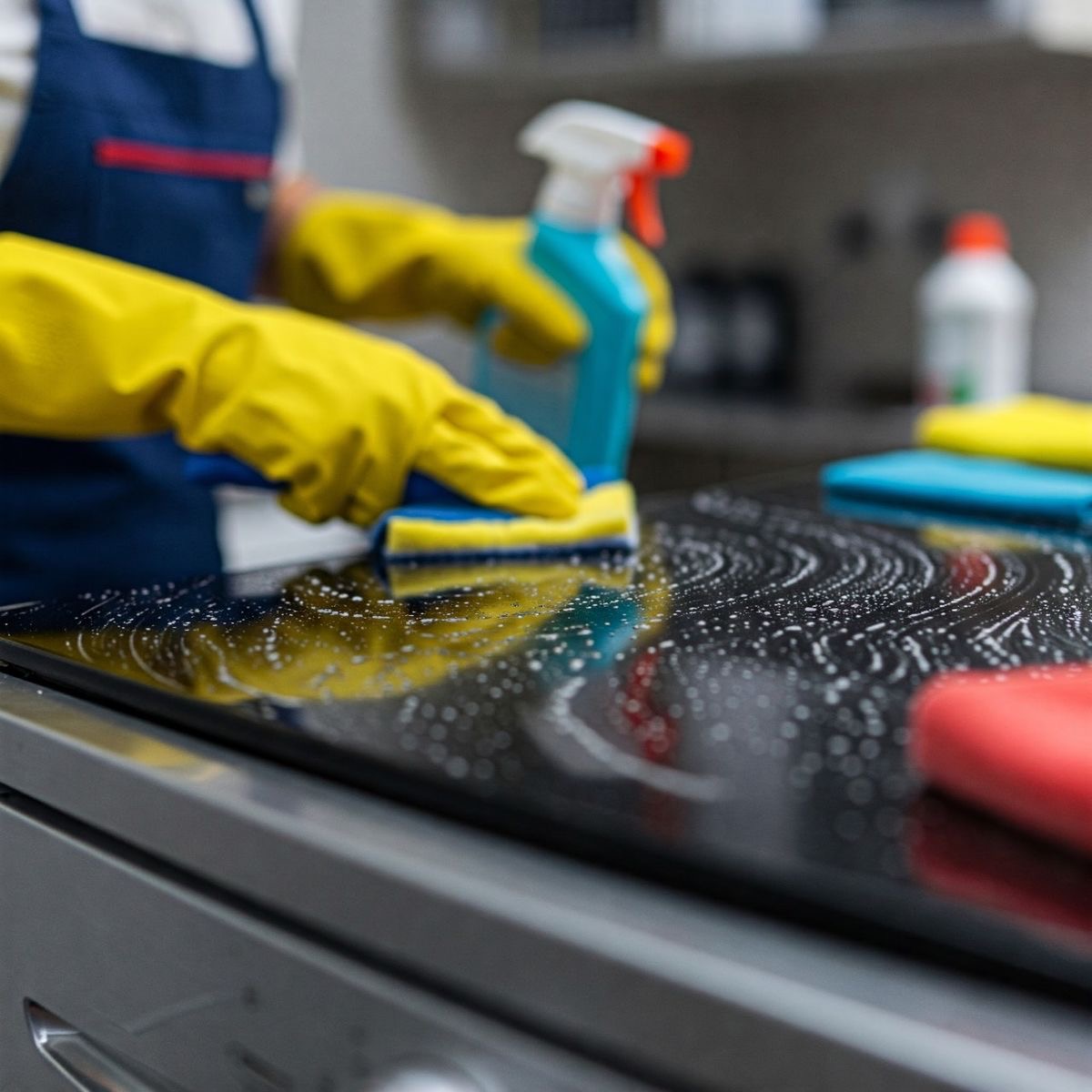Hobs & worktops — streak-free, residue-free finish