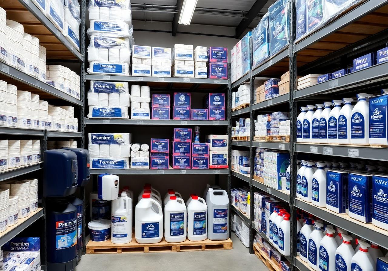 Workplace supplies warehouse